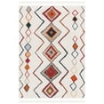 thumbnail image 2 of Safavieh Farmhouse Beulah Tribal Polyester Area Rug, Ivory/Gold, 2'7" x 5', 2 of 10