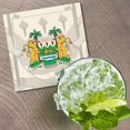 thumbnail image 2 of Sierra Leone Coat Of Arms 4'' X 4'' Square Wooden Coaster, 2 of 3