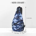 thumbnail image 3 of Pattern Printed Sling Bag for Women Men Crossbody Shoulder Backpack Chest Bags Gym Travel Hiking Casual Daypack, 3 of 7