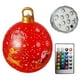 thumbnail image 3 of 2 piezas 60 cm bola inflable de Navidad PVC resplandor decoración de fiesta de año nuevo (antílope de Santa Claus), 3 of 3