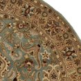 thumbnail image 3 of Traditional Rug - Persian Legend New Zealand Wool -Blue/Gold Style-B-Color:Blue/Gold,Design:Traditional,Shape:Round,Size:8'L x 8'W, 3 of 4