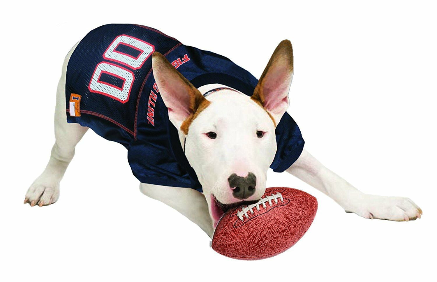 Pets First Collegiate Illinois Fighting Illini Football/Basketball Mesh Jersey for Pet Dog. available in 40+ Teams - Small