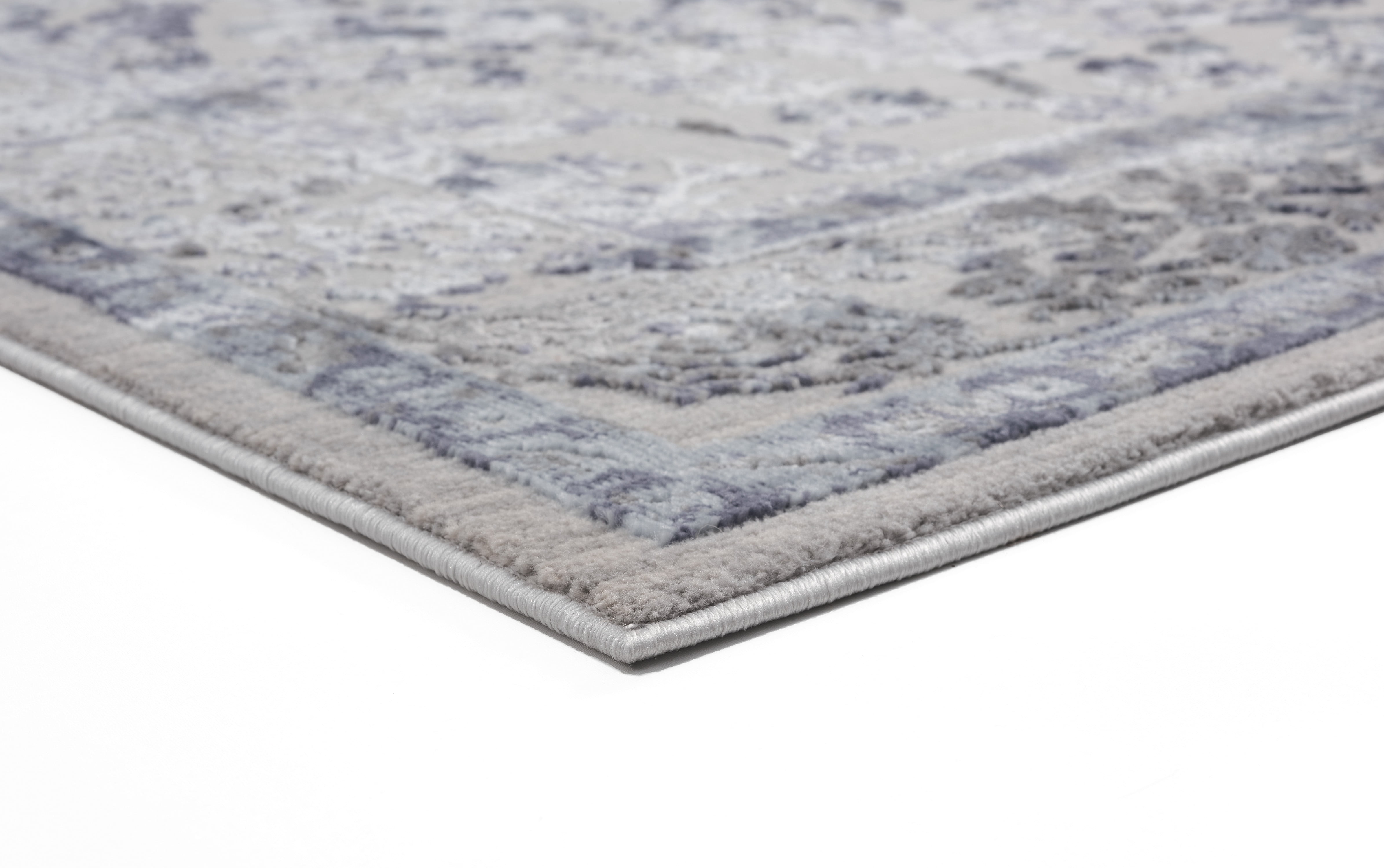 United Weavers Rasbora Arowana Traditional Bordered Runner Rug, Blue, 2'7" x 7'2"