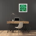 thumbnail image 3 of Bell, Jan 15x15 White Modern Wood Framed Museum Art Print Titled - Sea Green, 3 of 4