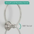 thumbnail image 2 of EcoNesxp Faucet towel ring hand towel ring chrome chrome bathroom wall ring, 2 of 5