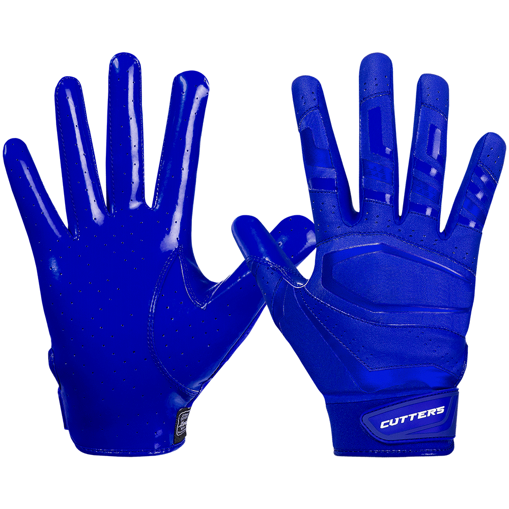 M Blue Cutters Rev Pro 3D Football Gloves Medium 