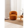 thumbnail image 1 of KOSSMAI Soft Upholstered Teddy Fabric Swivel Accent Chair For Living Room, Bedroom, Study Room, 1 of 5