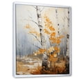 thumbnail image 2 of Designart "Birch Woods Autumn IX" Floral Floater Framed Canvas Wall Art, 2 of 7
