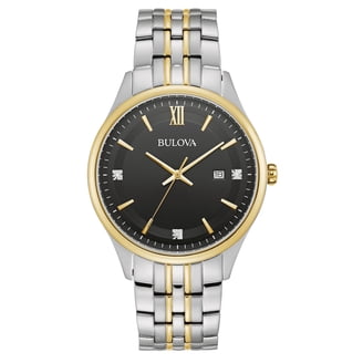 Bulova watch. Diamond on face. Dual tone. Lightly used… great condition. Bulova Men main image 3