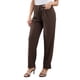 thumbnail image 5 of Pantalones Casuales Sueltos, Pantalones De Cintura Alta, Botones De Color Puro, Transpirables, Suaves A La Moda Para Mujeres Para El Trabajo De Oficina, 5 of 7