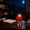Red, variant on Electronic Lotus Candle Light Flameless Flickering Night Light Mini Ambient Lamp for Decor, Battery Powered Decorative Light