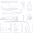 thumbnail image 4 of Weiweiguan 1 Set Multi-function Clothing Sample Cutting Ruler Clothing Proofing Ruler, 4 of 6