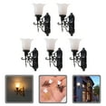 thumbnail image 4 of MOVTOTOP 5Pack Square Black Miniature Lamp Decorations in Warm Yellow Light for Collectors Interior Lighting, 4 of 7