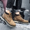 thumbnail image 2 of Botas Martin de otoño e invierno de gran tamaño, botas de cuero para hombre, botas británicas, botas de trabajo informales para hombre, botas altas, 2 of 6