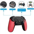 thumbnail image 2 of Wireless Controller For Nintendo Switch, Switch Pro Wireless Controller, Wireless Bluetooth Gamepad Controller - Red, 2 of 7