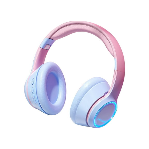 Skegnu Bluetooth Headphones Headworn Bluetooth Earphones, Gradient Sport Bass Earphones, 5.3 Bluetooth for Kids