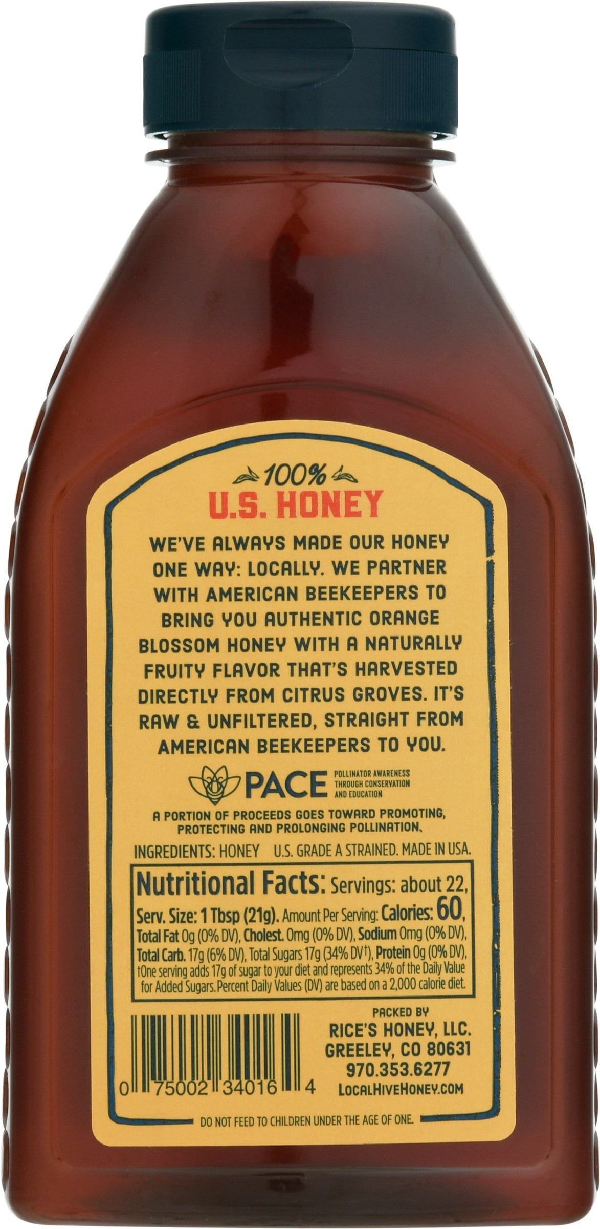 Local Hive Honey Orange Blossom (Pack of 6)