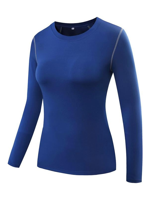 Uccdo Women's Compression Shirt Dry Fit Long Sleeve Workout Tops ...