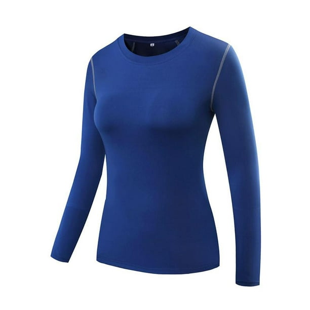 Uccdo Women's Compression Shirt Dry Fit Long Sleeve Workout Tops