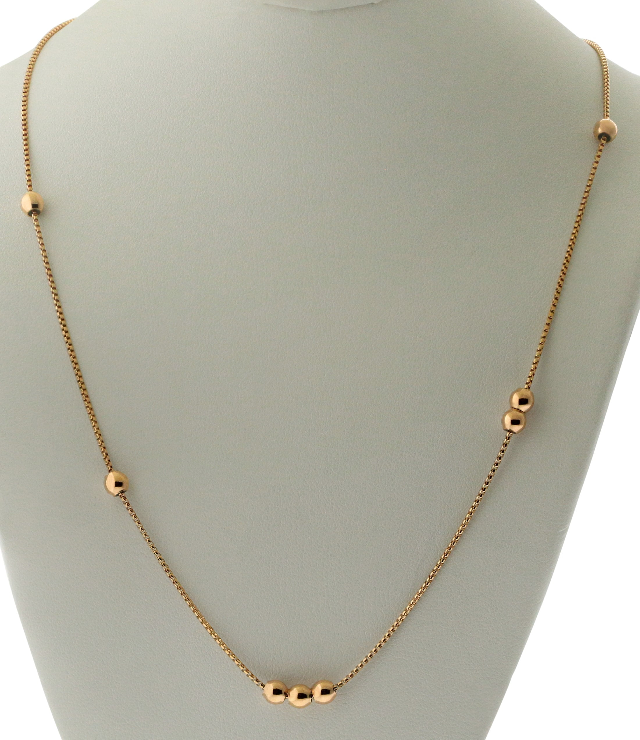 Alex And Ani 38 in. Expandable Chain Starter Necklace 14KT Rose Gold