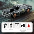 thumbnail image 2 of High-Speed 1:43 Scale RC Drift Car - 2.4GHz 4WD Remote Control Racing Vehicle with LED Lights for Adults (Blue & White), 2 of 7