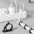 thumbnail image 5 of 30 PCS Black Cable Clips, Self-Adhesive Cable Organisers, 4 Adjustable Sticky Cable Tidy Clips Wire Management Cable Holder for Car, Homes, Under Desk, Offices, 5 of 5