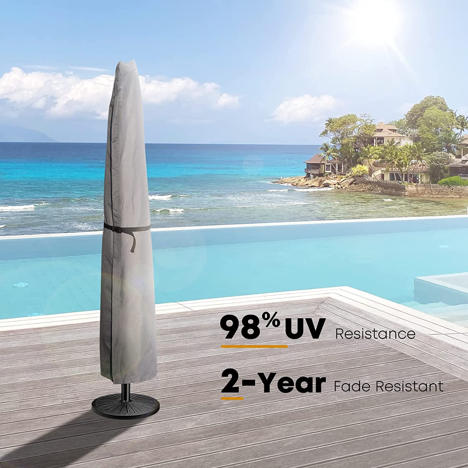 PatioGem Waterproof Patio Outdoor Umbrella Protective Canopy Cover Bag