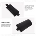thumbnail image 3 of FUTUREORYY Folding Beach Chair Pillows 1Pack Black Cloth Sponge Rectangular Comfortable Support for Patio Use, 3 of 6