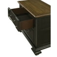 thumbnail image 6 of Traditional 4Pc King Size Storage Platform Bed Set Gray Finish Solid Wood Master Bedroom Furniture, 6 of 7