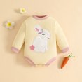 thumbnail image 2 of Sgkm Newborn Girl Outfits 0-18m Toddler Girl Easter Clothes Baby Long Sweatshirt Romper Cute Outfit Comfortable Playwear, 2 of 6