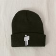 thumbnail image 1 of Billie Eilish Unisex Hip-hop Casual Bonnet Embroidery Beanie Hat for Winter Durable Reusable, 1 of 2