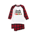 thumbnail image 3 of Penkiiy Matching Christmas Pajamas For Family Xmas Holiday Pjs Elf Plaid Sleepwear Outfit Sets For Women/Men/Couples/Adult 6 Years Red, 3 of 6
