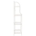 thumbnail image 3 of Safavieh Outdoor Collection Garage 4-Tiers Metal Dimensions: 14.5 in W x 13.4 in D x 63 in Storage Shelves, Total Capacity 50 lb, Shelf Capacity 12 lb, Antique White, 1 Pack, 3 of 11