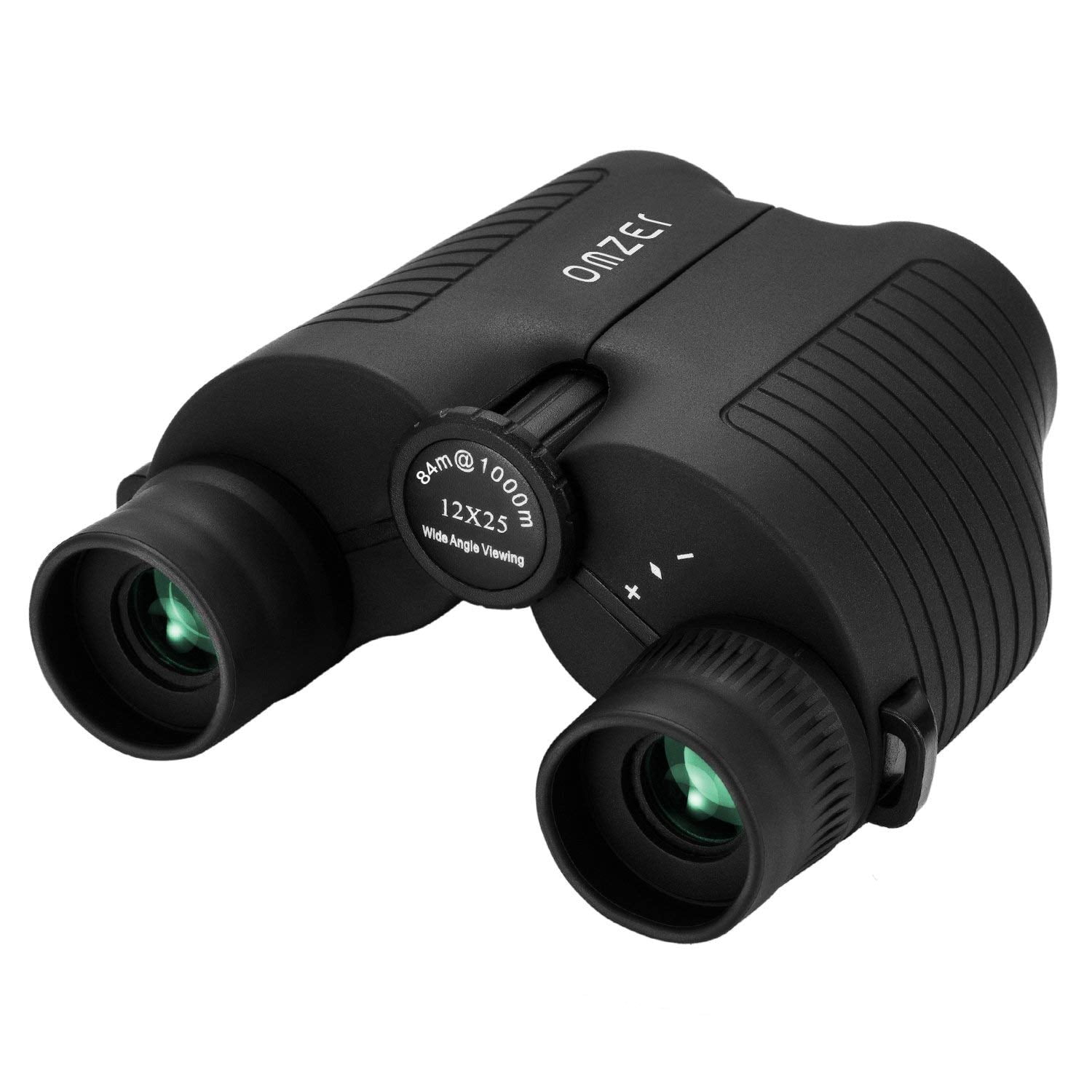 OMZER 12x25 Compact Binocular Fixed-Focus with low light Night Vision,High Power Waterproof Compact Auto Focus... by