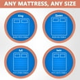 Mattress Bags for Moving & Storage Waterproof PE Fabric Strong Zipper