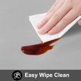 thumbnail image 3 of Rectangle Table Cloth x Wipeable Vinyl Tablecloths Protector Oil Spill Proof Plastic Table Cover for Dining Picnic Camping Outdoor, 3 of 6