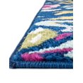 thumbnail image 5 of Unique Loom Hyacinth Bloom Rug ,Rectangle,9' 0" x 12' 0" Navy Blue Modern Floral Living Room Bed Room Dining Room, 5 of 6