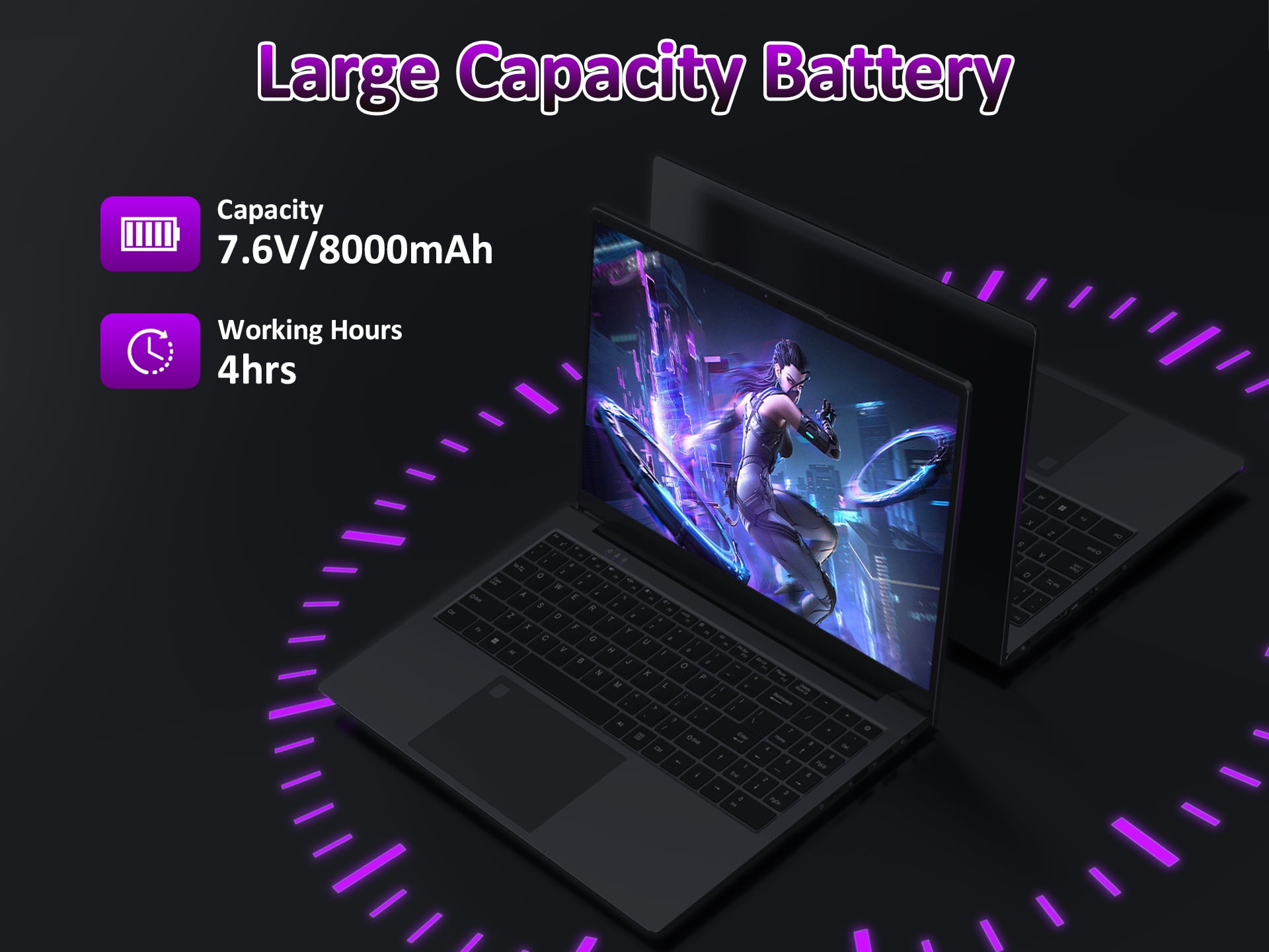 Laptop Computer, Intel N150 Quad-Core Processor,32GB RAM 1TB SSD, 15.6" FHD IPS Display, Backlit Keyboard,Win11 Pro