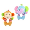 thumbnail image 4 of Frcolor Baby Rattle Toys Rattles Hand Teether Months Infant 6 0 Musical Shaking Animal Shaker Grasping Stuffed Plush Teething, 4 of 7