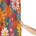 thumbnail image 4 of Bathroom Partition Shower Curtain 72x72in Bathroom Special Waterproof Mildew Resistant High Temperature With 12 Iron Hooks Colorful Floral Pattern Groovy Flowers (2), 4 of 7