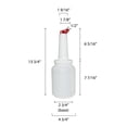 thumbnail image 2 of Excellante 2-piece, 2 quart store and pour-white with red cap, comes in each, 2 of 4