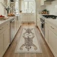 thumbnail image 4 of GENIMO 5'x7' Area Rug for Living Room, Machine Washable Non Slip Low Pile Rug for Bedroom Dining Room, Decorative Animal Print, Dusty Beige, 4 of 6