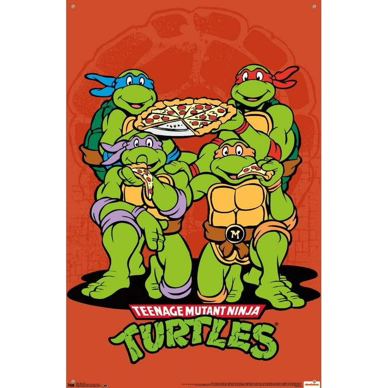 Nickelodeon Teenage Mutant Ninja Turtles - Pizza Wall Poster with