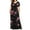 summer dresses for women-Multicolor, variant on Homenesgenics Summer Dresses for Women under $10 Women's Plus Printed Casual Short Sleeve Round Neck Pleated Ankle Length Dress with Pockets Maxi A Line Dress Multicolor XXXL