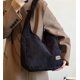 thumbnail image 4 of LHSHIDU Corduroy Shoulder Bag Winter Fall Fashion Crescent Bag Womens Mens Wide Strap Tote Handbag Solid Color, 4 of 6