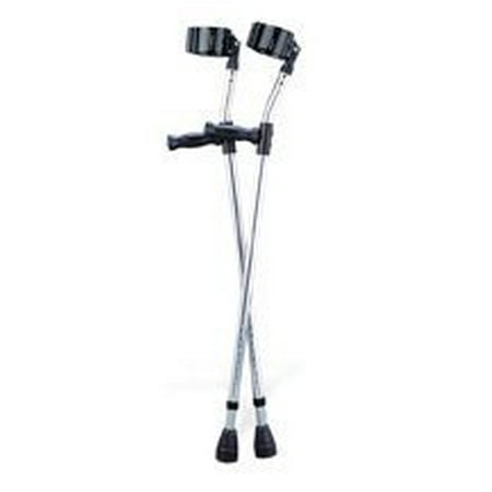 Medline Adult Forearm Crutches, 1 Pair, Model G05161 by Medline
