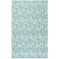 thumbnail image 4 of SAFAVIEH Montauk Rhoda Geometric Area Rug, Aqua/Ivory, 3' x 5', 4 of 5