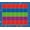 ABC Rainbow, variant on KidCarpet.com Animal Picture Squares 7'6" x 12' Rectangle Area Rug, Educational Classroom Rug, Kids Learning Play Mat | Area Rug for Bedroom or Playroom