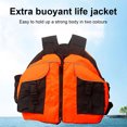 thumbnail image 3 of Toystoory portátil para kayak, canoa a la deriva, surf, chaqueta de nailon EPE Chalecos y chalecos Naranja, 3 of 6
