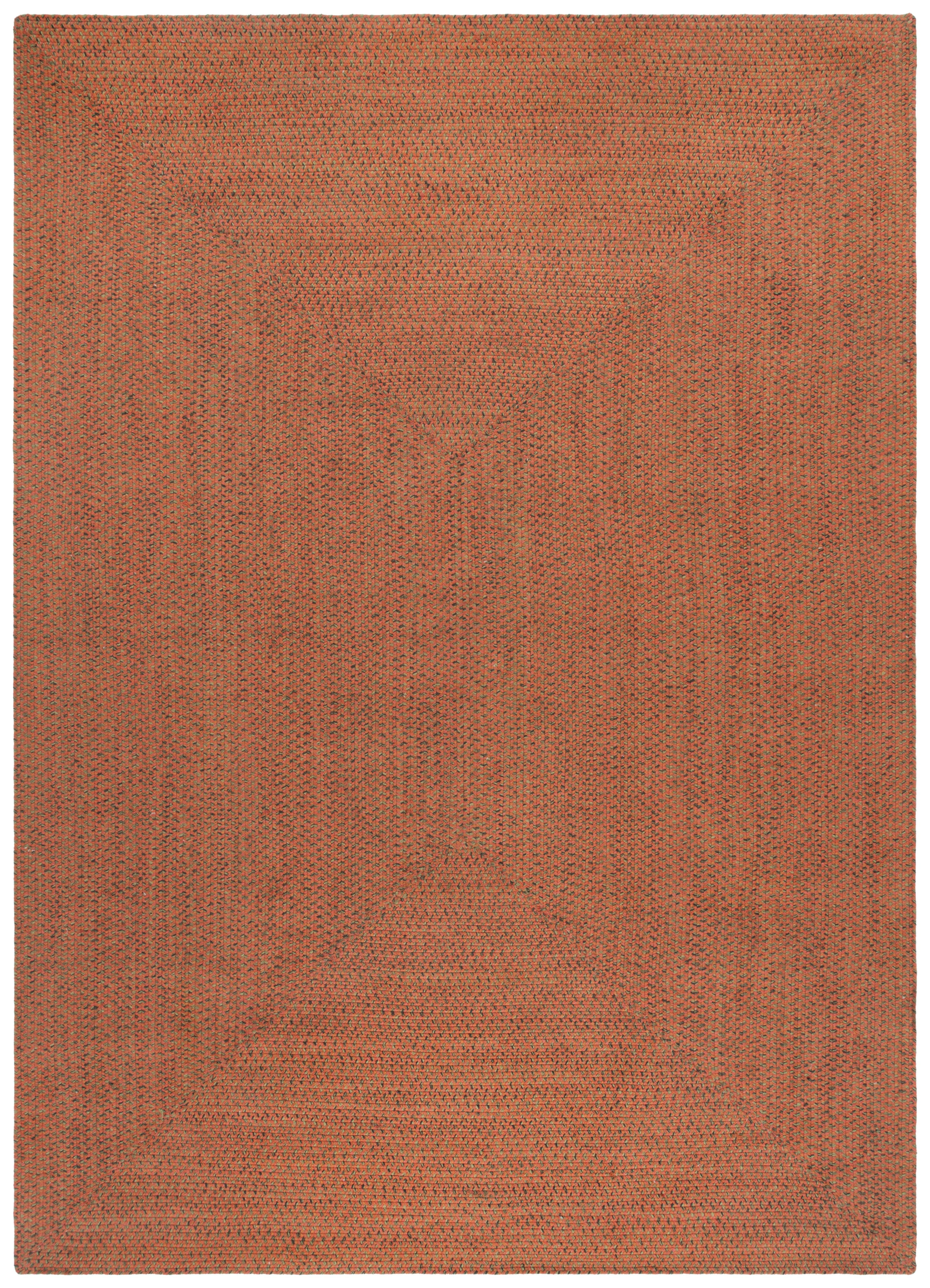 SAFAVIEH Braided Ilbert Solid Cotton Reversible Area Rug, Multi, 9' x 12'